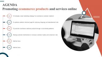 Agenda Promoting Ecommerce Products And Services Online