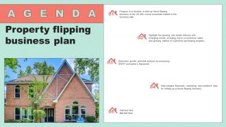 Agenda Property Flipping Business Plan BP SS