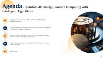 Agenda Quantum Ai Fusing Quantum Computing With Intelligent Algorithms AI SS
