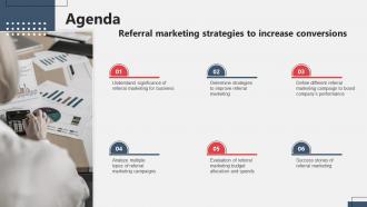 Agenda Referral Marketing Strategies To Increase Conversions MKT SS V