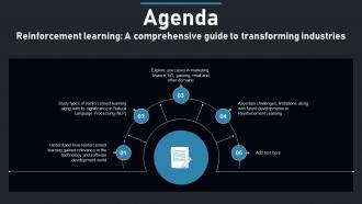 Agenda Reinforcement Learning A Comprehensive Guide To Transforming Industries AI SS Agenda Reinforcement Learning A Comprehensive Guide To Transforming Industries Chatgpt SS