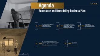 Agenda Renovation And Remodeling Business Plan BP SS