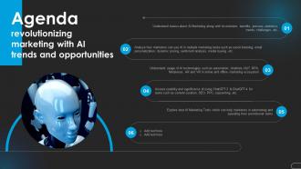 Agenda Revolutionizing Marketing With Ai Trends And Opportunities AI SS V