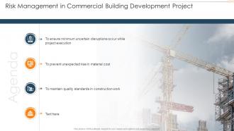 Agenda Risk Management In Commercial Building Development Project