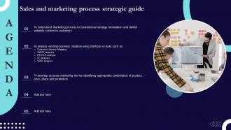 Agenda Sales And Marketing Process Strategic Guide Sales And Marketing Process Strategic Guide Mkt SS
