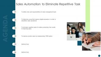 Agenda Sales Automation To Eliminate Repetitive Task