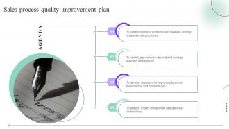 Agenda Sales Process Quality Improvement Plan
