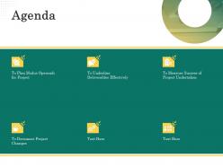 Agenda scope of project management