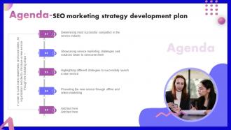 Agenda SEO Marketing Strategy Development Plan Agenda SEO Marketing Strategy Development Plan