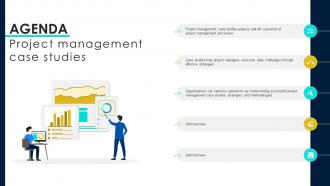 Agenda Slide For Project Management Case Studies PM SS