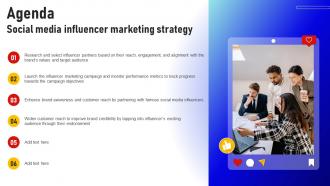 Agenda Social Media Influencer Marketing Strategy Strategy SS V