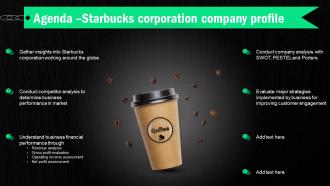 Agenda Starbucks Corporation Company Profile CP SS