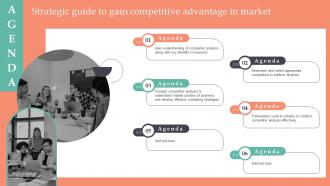 Agenda Strategic Guide To Gain Competitive Advantage In Market MKT SS V
