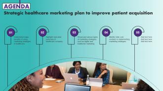 Agenda Strategic Healthcare Marketing Plan To Improve Patient Acquisition Strategy SS