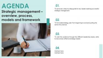 Agenda Strategic Management Overview Process Models And Framework