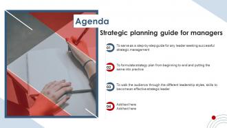 Agenda Strategic Planning Guide For Managers