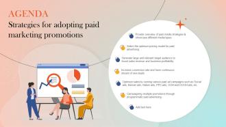 Agenda Strategies For Adopting Paid Marketing Promotions MKT SS V