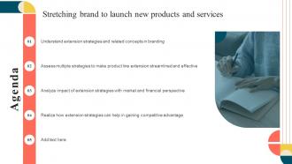 Agenda Stretching Brand To Launch New Products And Services