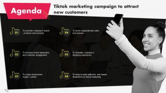 Agenda Tiktok Marketing Campaign To Attract New Customers MKT SS V