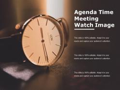 Agenda time meeting watch image