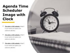 Agenda Time Scheduler Image With Clock