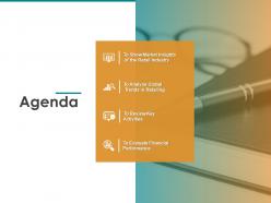 Agenda trends in retailing ppt powerpoint presentation design templates