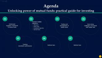 Agenda Unlocking Power Of Mutual Funds Practical Guide For Investing Fin SS