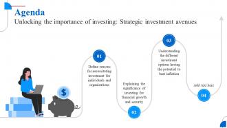 Agenda Unlocking The Importance Of Investing Strategic Investment Avenues Fin SS