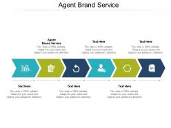 Agent brand service ppt powerpoint presentation professional brochure cpb