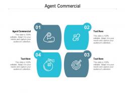 Agent commercial ppt powerpoint presentation portfolio icon cpb