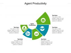 Agent productivity ppt powerpoint presentation slides show cpb