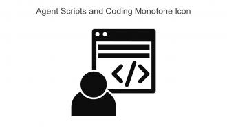 Agent Scripts And Coding Monotone Icon In Powerpoint Pptx Png And Editable Eps Format