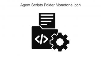 Agent Scripts Folder Monotone Icon In Powerpoint Pptx Png And Editable Eps Format