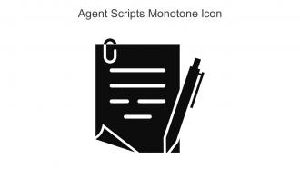 Agent Scripts Monotone Icon In Powerpoint Pptx Png And Editable Eps Format