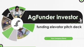 AgFunder Investor Funding Elevator Pitch Deck Ppt Template