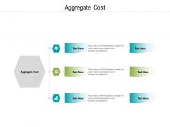 Aggregate cost ppt powerpoint presentation infographic template graphics template cpb