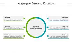 Aggregate demand equation ppt powerpoint presentation ideas sample cpb