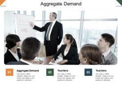 Aggregate demand ppt powerpoint presentation summary ideas cpb