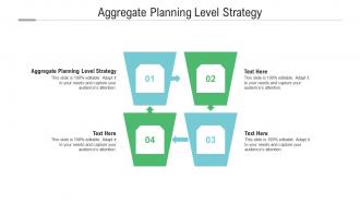 Aggregate planning level strategy ppt powerpoint presentation file deck cpb