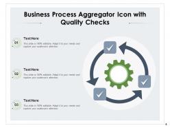 Aggregator icon business intelligence manufacturing combination process