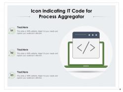 Aggregator icon business intelligence manufacturing combination process
