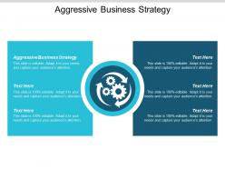 Aggressive business strategy ppt powerpoint presentation gallery template cpb
