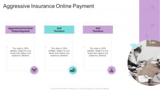 Aggressive Insurance Online Payment In Powerpoint And Google Slides Cpb