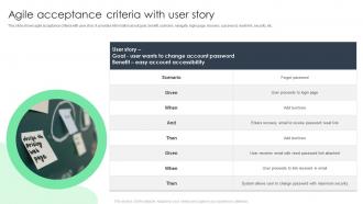 Agile Acceptance Criteria With User Story