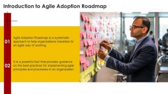 Agile Adoption Roadmap Powerpoint Presentation And Google Slides ICP Multipurpose Professional