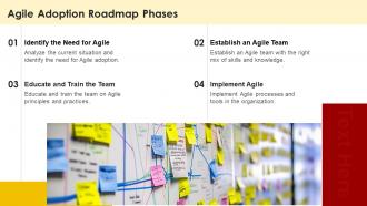 Agile Adoption Roadmap Powerpoint Presentation And Google Slides ICP Aesthatic Professional