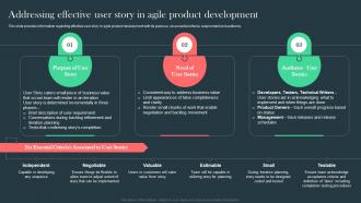 Agile Aided Software Development Addressing Effective User Story In Agile Product Development