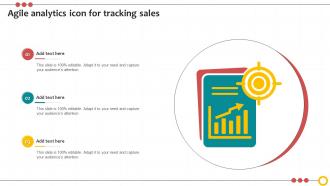 Agile Analytics Icon For Tracking Sales