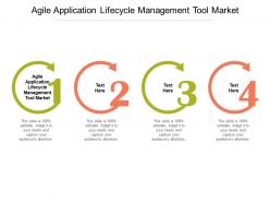 Agile application lifecycle management tool market ppt powerpoint presentation slides example introduction cpb