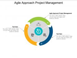 Agile approach project management ppt powerpoint presentation ideas cpb
